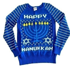 Happy Hanukkah Ugly Christmas sweater Size small